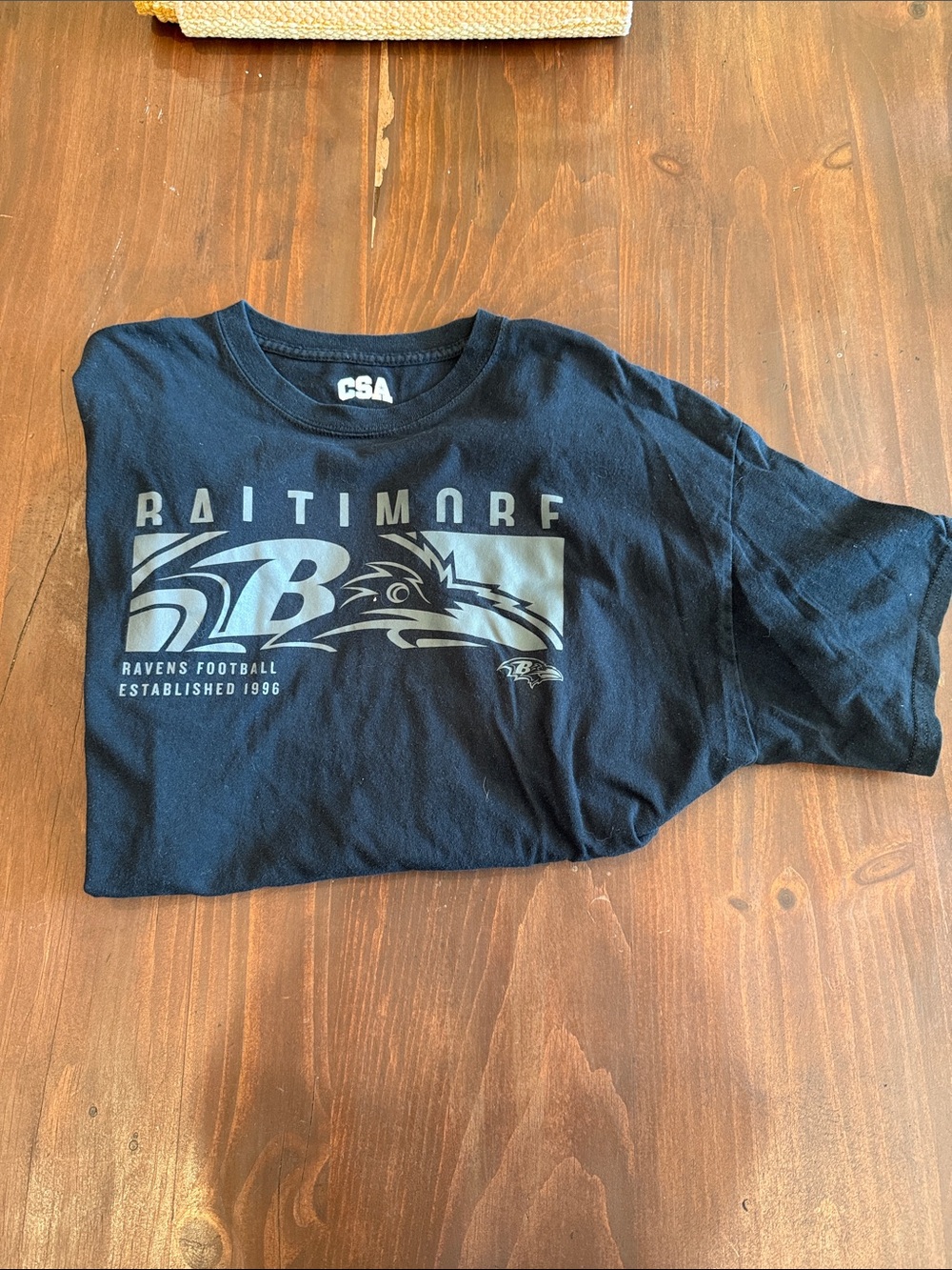 Baltimore Ravens Black Short Sleeve Football Tee